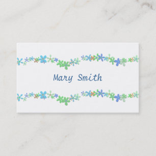 Blume Chain Business Card Visitenkarte