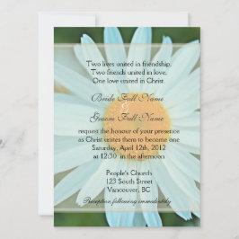 Blume Christliche Hochzeit Einladung
