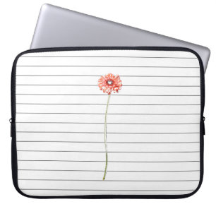 Blume Chrysantheme Rot Notebook Tasche