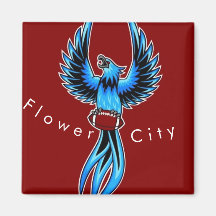 Blume City Phoenix Magnet