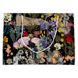 Blume Collage Große Geschenktüte