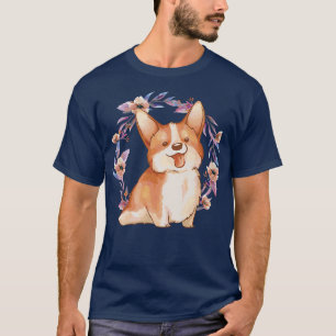 Blume Corgi Dog-950 T-Shirt
