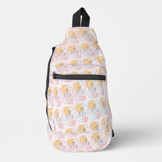 Blume Crossbody Bag (Vorderseite)