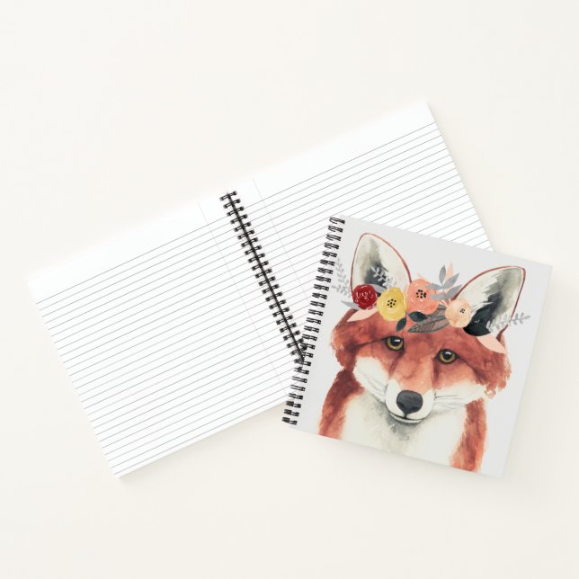 Blume Crown Forester Fox Notizbuch (Innenseite)