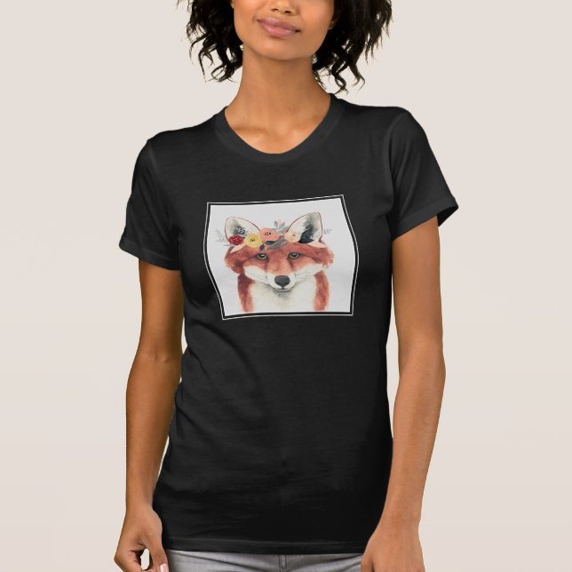 Blume Crown Forester Fox T-Shirt (Vorderseite)