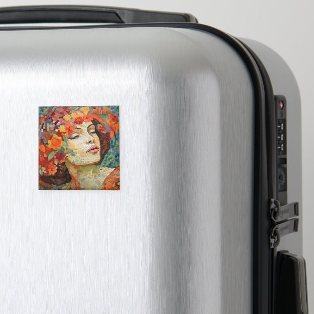 Blume Crown Mosaik Magnet (In Situ (Gepäck))