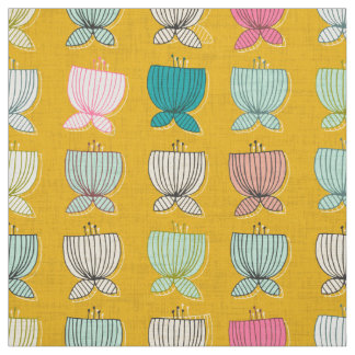 Blume Cups gelb Stoff