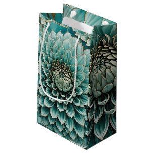 Blume Dahlia Aquamarines Aqua Ticino Kleine Geschenktüte