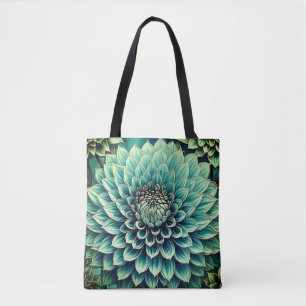 Blume Dahlia Aquamarines Aqua Ticino Tasche