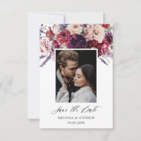 Blume Dahlia Bunch Save the Date