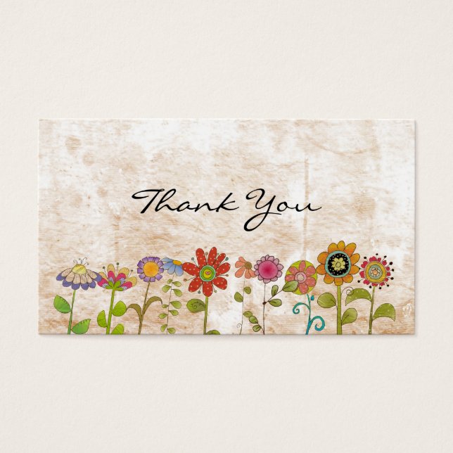 Blume danke (Vorderseite)