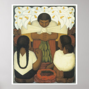 Blume Day, Diego Rivera Poster