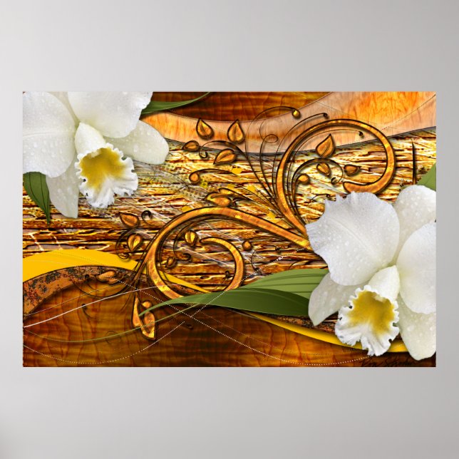 Blume Deco 3 Poster (Vorne)