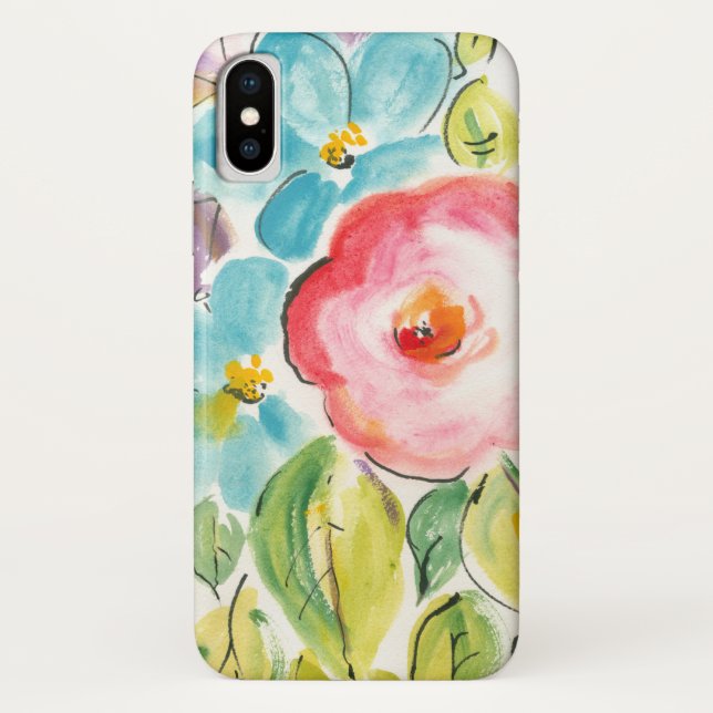 Blume Delight II Case-Mate iPhone Hülle (Rückseite)