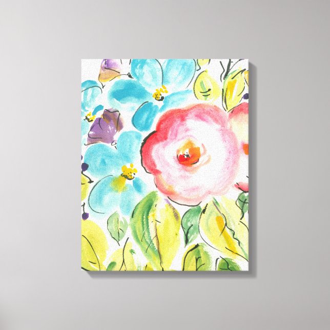 Blume Delight II Leinwanddruck (Vorderseite)