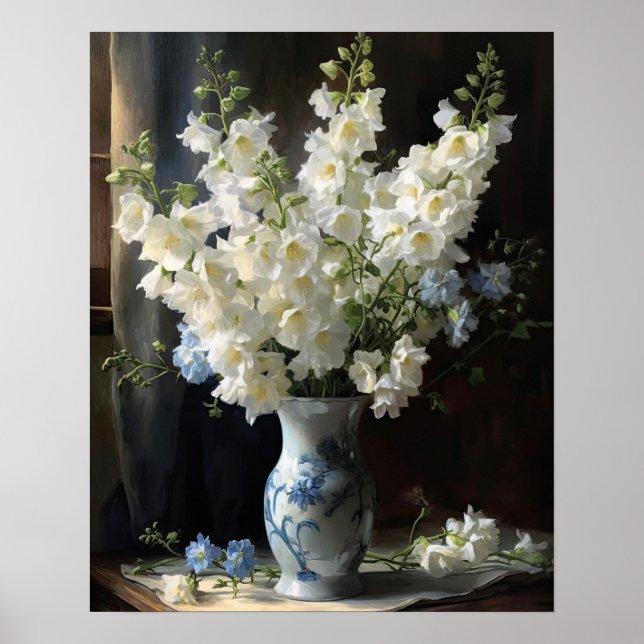 Blume Delphinium Poster (Vorne)