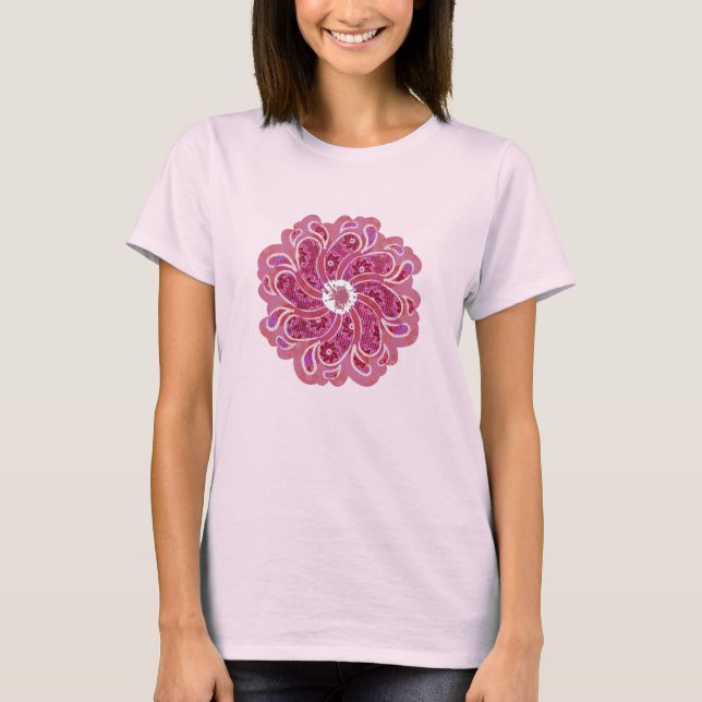 Blume & Denim Kirschrottenteam Top (Vorderseite)