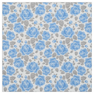 Blume der blauen Rose. Farbmuster Stoff