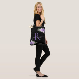 Blume der blauen Rose, Modernes Minimalistisches E Tasche