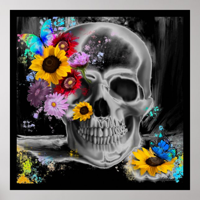 Blume der Blumenmousine Poster (Vorne)