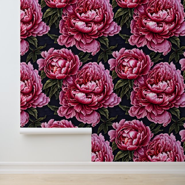 Blume der Blumenzucht Rosa Schwarz Tapete (Anwendung)