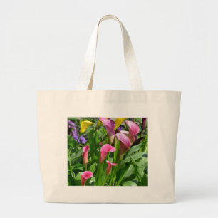 Blume der Calla Lilie Jumbo Stoffbeutel