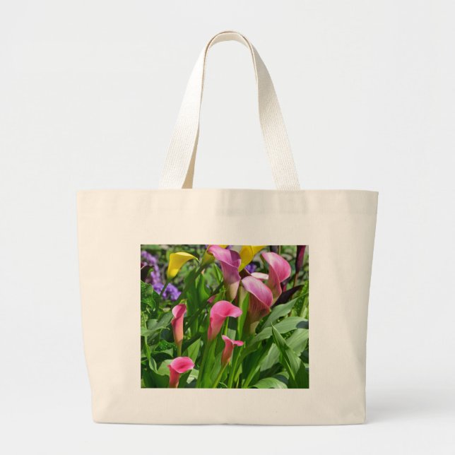 Blume der Calla Lilie Jumbo Stoffbeutel (Vorne)