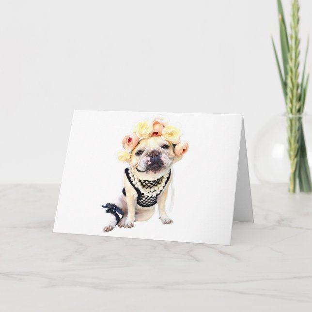 Blume der Dellalafrench Note Card Karte (Vorderseite)