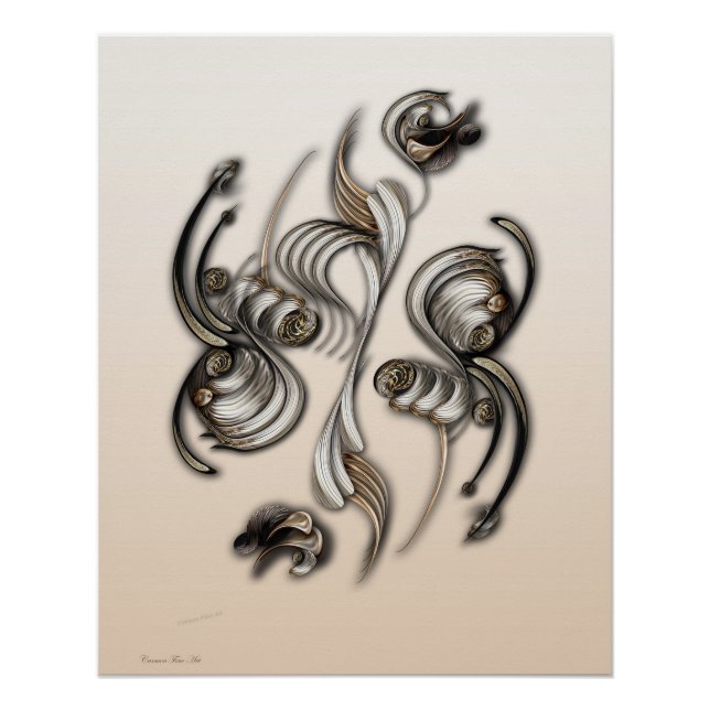 "Blume der Erde", Glossy Poster (Vorderseite)