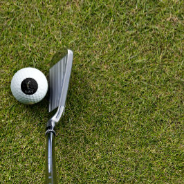 Blume der ersten L-Kalligraphie Golfball