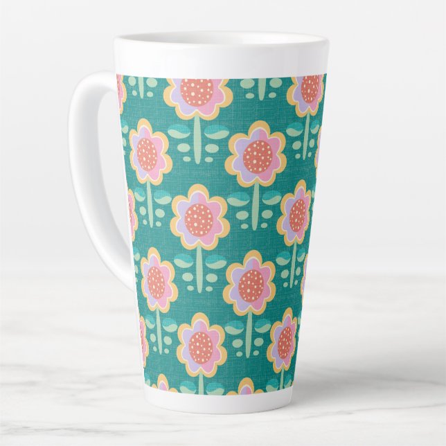 Blume der Federrückführung Milchtasse (Linke Ecke)