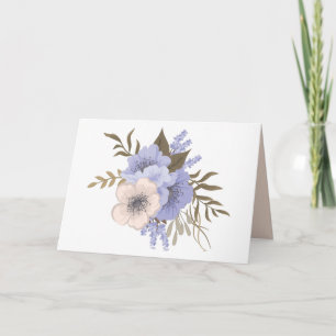 Blume der Frühjahrsgraukarte Karte