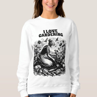 Blume der Garden Lady Sweatshirt