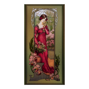 Blume der Gärten von Élisabeth Sonrel Poster