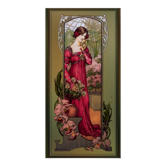 Blume der Gärten von Élisabeth Sonrel Poster (Vorderseite)