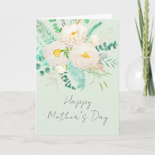 Blume der glücklichen Mutter Einladung (Vorderseite)
