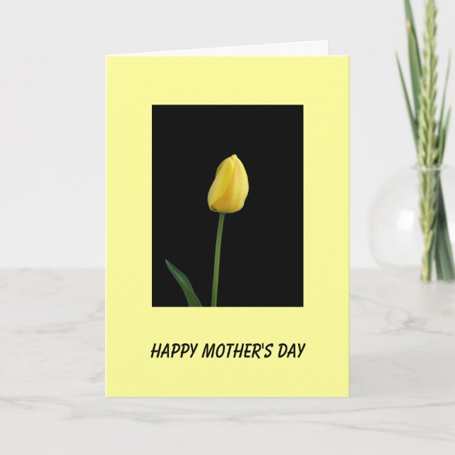 Blume der glücklichen Mutter Karte (Vorderseite)