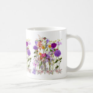 Blume der Herz-Tasse Kaffeetasse
