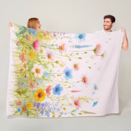 Blume der hübschen Wildblume Rosa Fleece Blanken