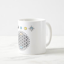 Blume der Leben-Göttlichkeit in der Natur-Tasse