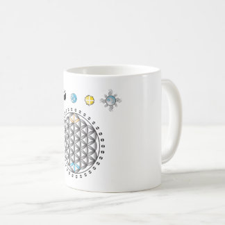 Blume der Leben-Göttlichkeit in der Natur-Tasse Kaffeetasse