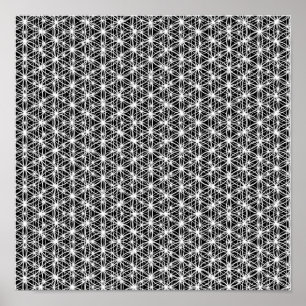 Blume der Leben-verwickelten Webart #5 Poster