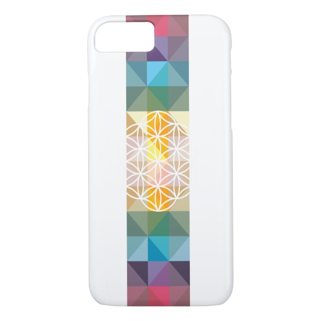 Blume der Lebensfarbe Case-Mate iPhone Hülle (Rückseite)