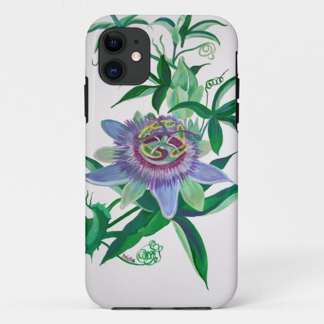 Blume der Leidenschaft Botanische Kunst Case-Mate iPhone Hülle (Rückseite)