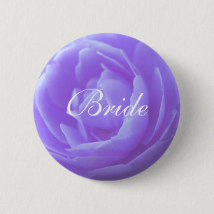 Blume der lila Rose Button