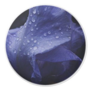 Blume der lila Rose Keramikknauf