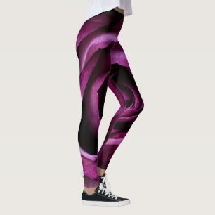 Blume der lila Rose Leggings