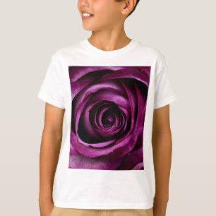 Blume der lila Rose T-Shirt