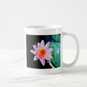 Blume der Lilie (Pink und Orange) Kaffeetasse