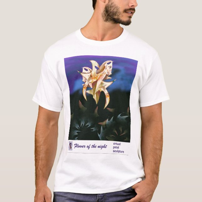 Blume der Nacht durch Anjo Lafin T-Shirt (Vorderseite)